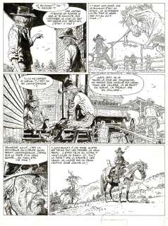 Hermann | Comanche, Le Palomino, planche originale à l’encre de chine parue dans le Super Tintin n¡ 5 de 1979. | Septimus