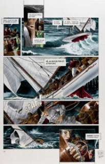 Christophe Dubois La Ballade de Magdalena, La Stratégie du Poisson-FlÃ»te #1 Story Page 46 Original Art (Le Lombard...