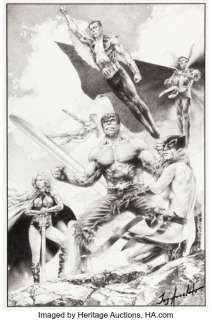 Anacleto, Jay - Jay Anacleto The Defenders Illustration Original Art (2007)....