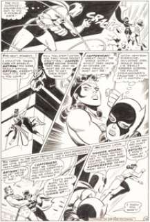 Bob Brown - The Brave and the Bold #78 Story Page 18 Original Art (DC, 1968)....