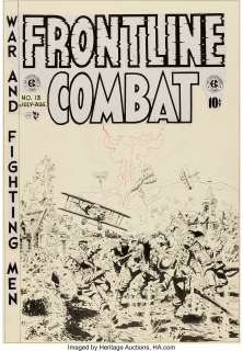 Wally Wood | Frontline Combat #13 Cover Original Art (EC, 1953).... | Heritage