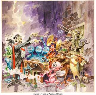 Jack Davis | Monster Rally LSP-1923 LP Album Cover Painting (RCA Victor, 1959).... | Heritage