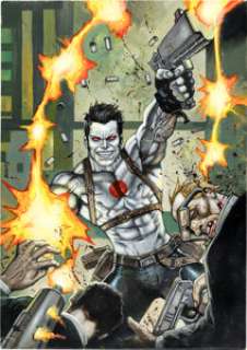Bisley, Simon - Simon Bisley Bloodshot #4 Variant Cover Original Art (Valiant, 2019)....