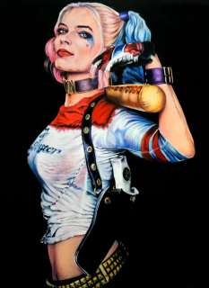 Pablo Pint (Xx - Xxi ) | Harley Quinn - Pintura , Obra de Arte , 70 X 50 CM | Catawiki
