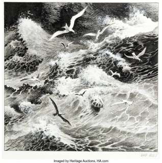 Riff Reb‘s Hommes Ã  la mer, Les Trois Gabelous Story Page 12 Original Art (Soleil Productions, 2014)....