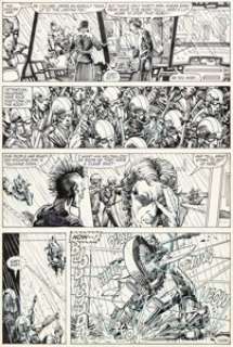 Smith, Barry | Barry Windsor-Smith Machine Man #4 Story Page 7 Original Art (Marvel, 1985).... | Heritage