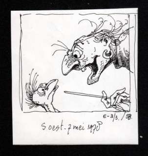 Dulieu, Jean | Dulieu, Jean - Originele schetstekening - Paulus de Boskabouter - Eucalypta en Krakras - (1978) | Catawiki