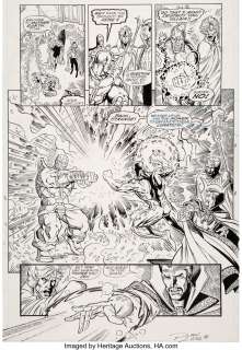 Lim, Ron - Ron Lim and Joe Rubinstein The Infinity Gauntlet #5 Story Page 31 Original Art (Marvel, 1991)....