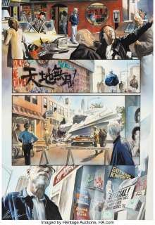 Ross, Alex - Alex Ross Kingdom Come #1 Story Page 7 Original Art (DC, 1996). ...
