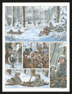 Philippe Jarbinet - Planche originale n°2 - L‘Hiver aux armes - Airborne 44