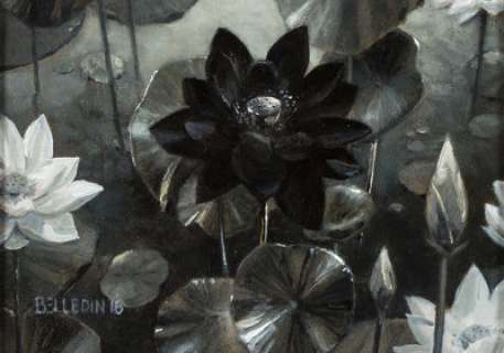 Magic the Gathering Artist - Steve Belledin Magic: The Gathering Black Lotus Illustration Original Art (2016)....