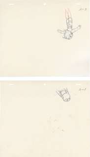 Osamu Tezuka Hand-Drawn Anime Gengas "Astro Boy (Tetsuwan Atom)" 2 sheets | Mandarake (Big Web)