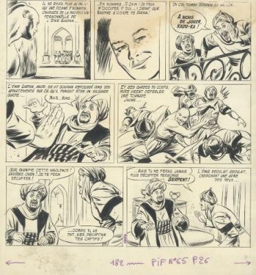 Angelo Di Marco | Nasdine Hodja, Le dragon d’or, planche 15 | Galerie 9ème Art
