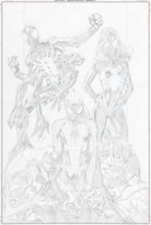 Bagley, Mark - Mark Bagley Ultimate Spider-Man #103 Cover Original Art (Marvel, 2007)....