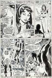 Heck, Don - Don Heck and Frank Bolle The Avengers #112 Story Page 9 Mantis Original Art (Marvel, 1973)....