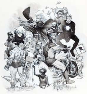 Coipel, Olivier - Olivier Coipel Uncanny X-Men #600 Variant Cover Original Art (Marvel, 2015)....