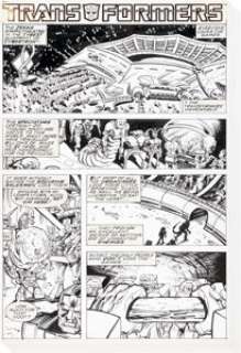 Reed, Dan - Dan Reed Transformers #171 Complete 11-Page Story Original Art (Marvel UK, 1988).... (Total: 11 Original Art)