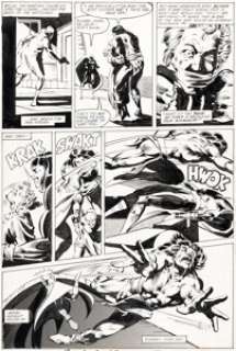 Sienkiewicz, Bill - Bill Sienkiewicz and Steve Mitchell Moon Knight #18 Story Page 21 Original Art (Marvel, 1982)....