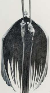 Claude Renard Le Tailleur du Rêve - Les Anges Illustration Original Art (Les Impressions Nouvelles, 2006)....