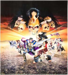 Skeleton Warriors | PlayStation & Saturn Original Art Collage Painting (Playmates, 1996). | Heritage