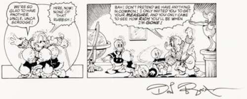 Don Rosa | Uncle Scrooge #296 Panel Insert Illustrations Uncle Scrooge Original Art Group of 4 (Gladstone, 1996). (Total: 4 Original Art) | Heritage