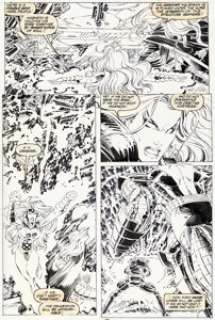 John Romita Jr. and Dan Panosian - Uncanny X-Men #304 Story Page 52 Original Art (Marvel, 1993).