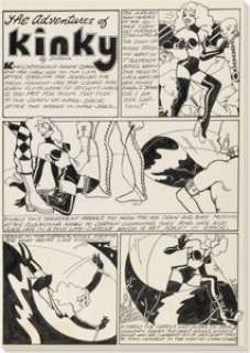 Trina Robbins (as Sheena) - Bizarre Sex #4 Complete 3-Page Story Original Art (Kitchen Sink Press, 1975). (Total: 3 Original Art)