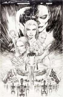 Marc Silvestri - Cyber Force #1 Cover Original Art (Image/Top Cow, 2018).