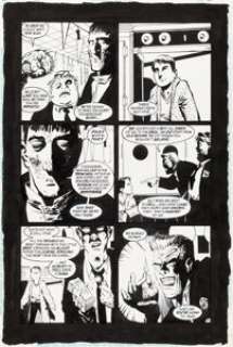 Matt Wagner and Malcolm Jones III Sandman #25 Dead Boy Detectives Story Page 17 Original Art (DC, 1991).
