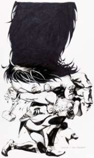 Chris Stevens X-23 #9 Variant Cover Original Art (Marvel, 2011).