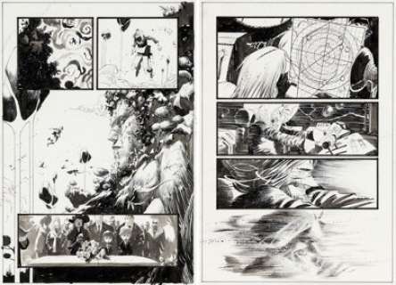 Matteo Scalera Black Science #19 Story Pages 12 and 20 Original Art Group of 2 (Image, 2016). (Total: 2 Original Art)