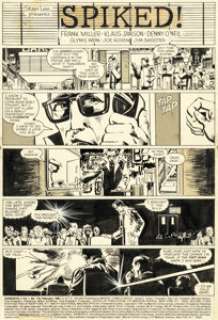 Frank Miller and Klaus Janson Daredevil #179 Story Page 1 Original Art (Marvel, 1982). | Heritage