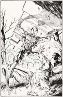 Mark Bagley The Amazing Spider-Man #389 Cover Original Art (Marvel, 1994).