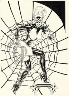 Dave Stevens Venus Domina Candlemass Eve Special Cover Original Art (Verotik, 1997).