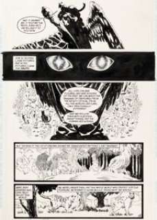 Kelley Jones and Malcolm Jones III Sandman #18 Story Page 15 Original Art (DC/Vertigo, 1990).