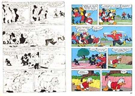 Mike Sharland, Philippe Le Bars, Bob Bartholomew, Beatriz Bolster - Donald Duck D 5271 - Keep Fit Craze - original inked comic page 5 by Beatriz Bolster - (1982)