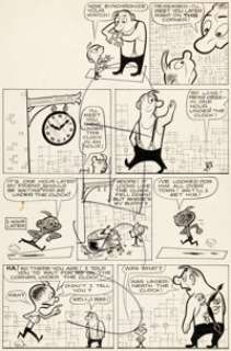 Harvey Kurtzman "Hey Look!" Complete 1-Page Stories Original Art Group of 2 (Marvel, 1948). (Total: 2 Original Art) | Heritage
