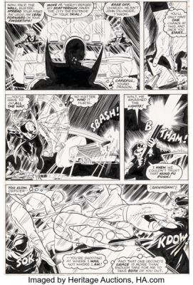 John Byrne and Dan Adkins Iron Fist #10 Story Page 2 Original Art (Marvel, 1976).