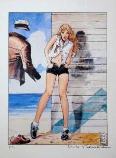 Milo Manara | Milo Manara - Litografia "Il Profumo dell’ Invisibile" - Page volante - EO | Catawiki