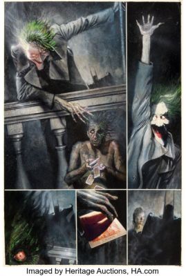 Dave McKean Arkham Asylum Story Page 36 Original Art (DC, 1989). | Heritage