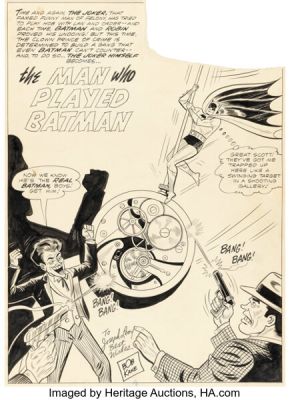Sheldon Moldoff (as Bob Kane) Batman #144 Complete 8-Page Story Original Art (DC, 1961). (Total: 8 Original Art) | Heritage