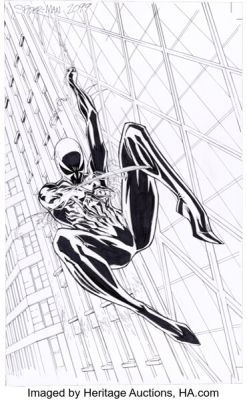 J. Scott Campbell Spider-Man 2099 #1 Variant Cover Original Art (Marvel, 2014).