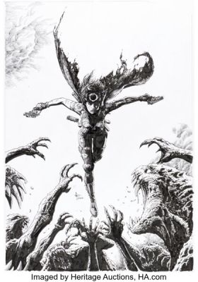 Gary Frank Nocterra #13 Variant Cover Original Art (Image, 2023). | Heritage