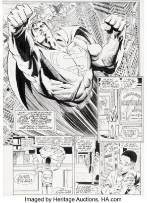 Jon Bogdanove and Dennis Janke Superman: Man of Steel #18 Doomsday First Full Appearance Issue Story Page 3 Original Art (DC, 1992).