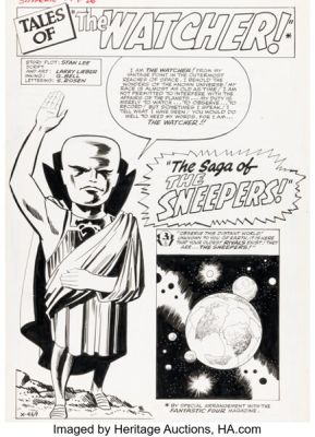 Larry Lieber and George Roussos Tales of Suspense #49 Complete 5-Page Story Original Art (Marvel, 1964). (Total: 5 Original Art)