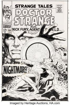 Dan Adkins Strange Tales #164 Cover Original Art (Marvel, 1968). | Heritage