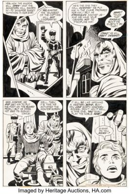 Jack Kirby and Vince Colletta The Forever People #4 Desaad Story Page 20 Original Art (DC, 1971). | Heritage