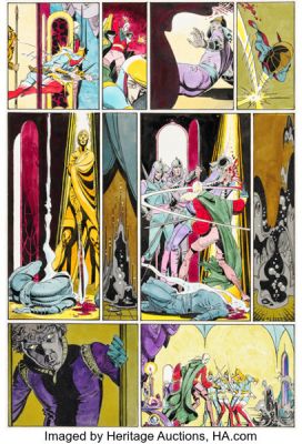 P. Craig Russell Epic Illustrated #4 Elric "The Dreaming City (Part II)" Story Page 10 Original Art (Marvel/Epic, 1980). | Heritage