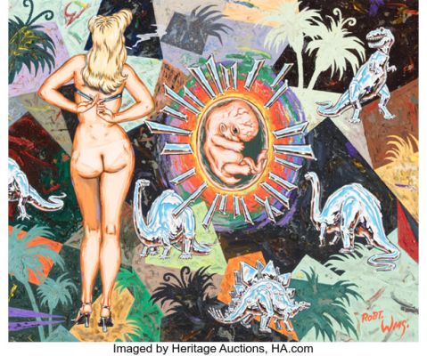 Robert Williams Licentious Visions Of An Evolution Advocate Painting Original Art (1982). | Heritage