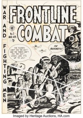 Harvey Kurtzman Frontline Combat #5 Cover Original Art (EC, 1952). | Heritage